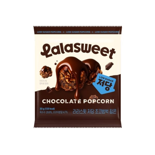 라라스윗 저당 초코범벅 팝콘 30g (15개)_이미지