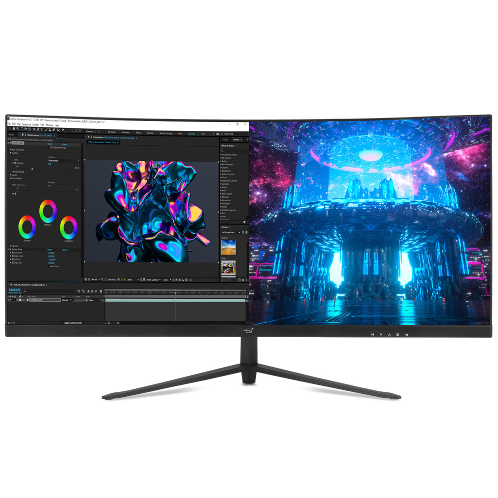 어드밴스원 AD-C3021F200 WFHD 커브드 200 게이밍 무결점