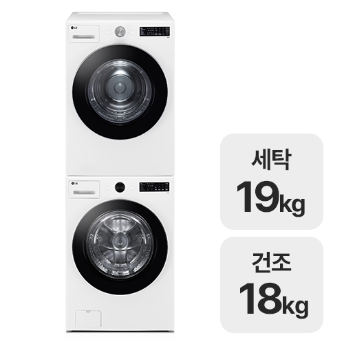 LG전자 트롬 오브제컬렉션 FG19WN + RG18WNST