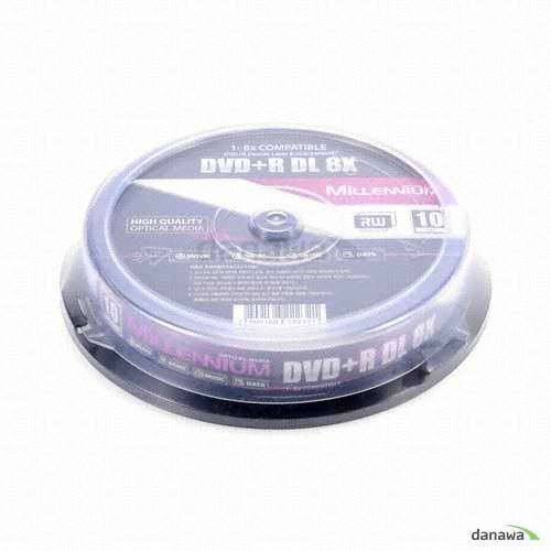 Millennium DVD+R DL 8.5GB 8x 케익 (10장)_이미지