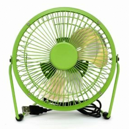 고급 철 USB 7인치 시원한 선풍기 (1개)