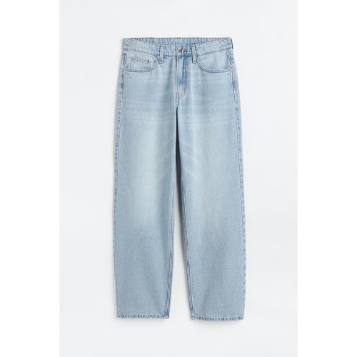 90s 로라이즈 배기 진 라이트 데님 블루 1113296002