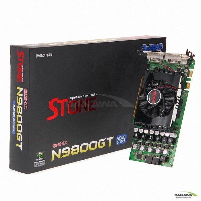 STCOM 지포스 9800GT STONE N9800GT Special O.C 512MB