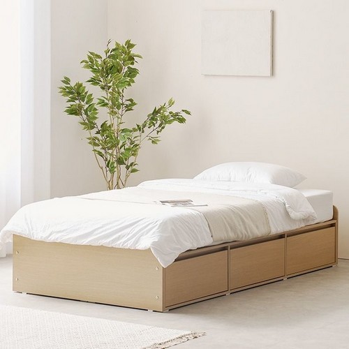 헤이몰리 라빈 컴팩트 무헤드 수납 침대 S (CL 40T독립)_이미지