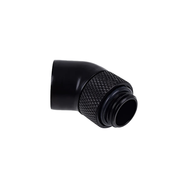 ALPHACOOL Eiszapfen 45도 회전식 피팅 (딥블랙)_이미지