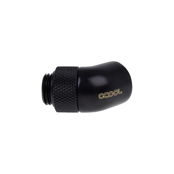 ALPHACOOL Eiszapfen 45도 회전식 피팅 (딥블랙)_이미지