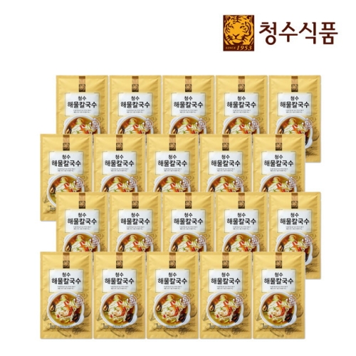 청수식품 해물칼국수 1인분 x 20봉