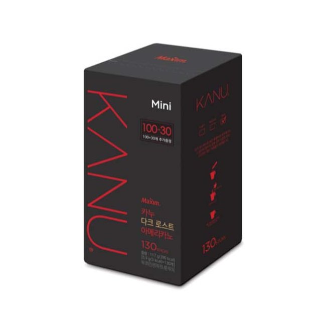 동서식품 카누 미니 다크 로스트 아메리카노 130개입 [1개]