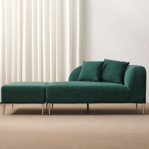 라자가구 비바 코지 카우치 패브릭 소파 2인용 (스툴포함)_이미지