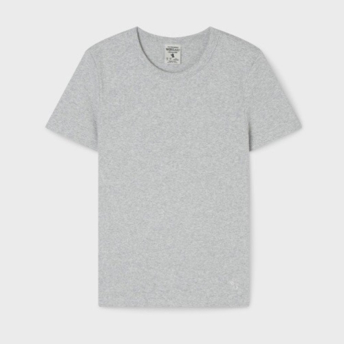 이랜드 후아유 여성 Ribbed Short Sleeve T-shirt WHRAG2421F