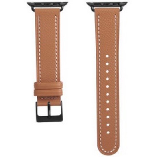 이랜드 로이드 애플워치 카멜/블랙 커넥터 가죽스트랩