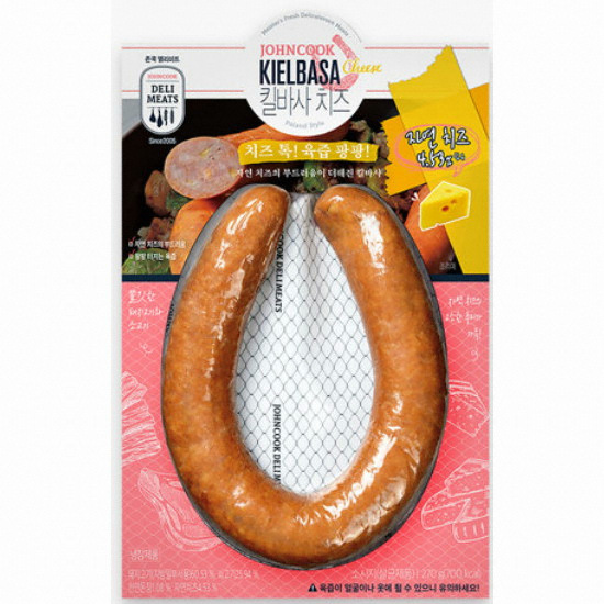 에쓰푸드 존쿡 델리미트 킬바사 치즈 270g (3개)_이미지