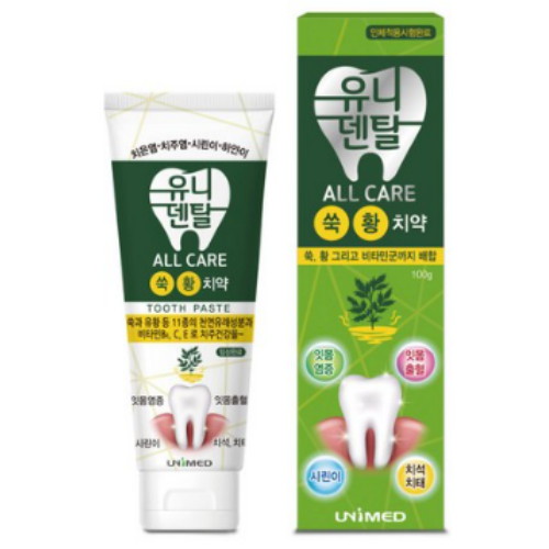 유니덴탈 올케어 치약 100g