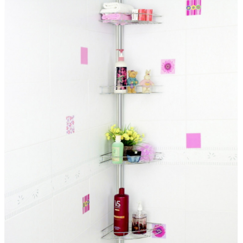 욕실 스텐 코너정리대 선반 4단 CN8400