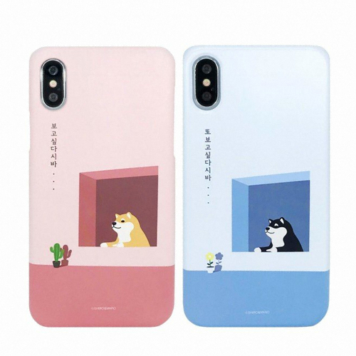 유윈씨앤티 갤럭시S20 플러스 시로앤마로 커플 슬림핏 케이스_이미지