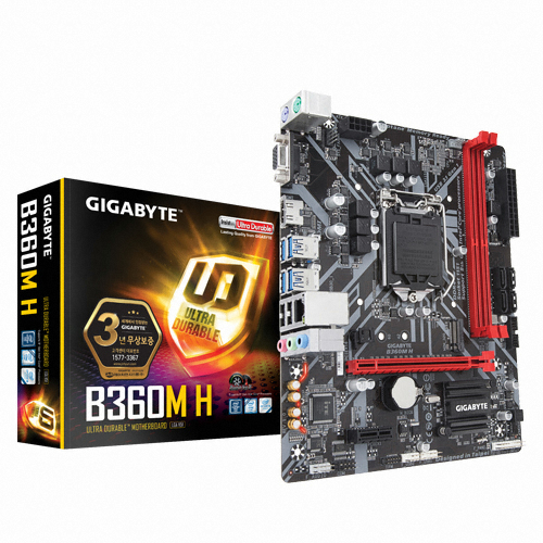 GIGABYTE B360M H 듀러블에디션 제이씨현_이미지