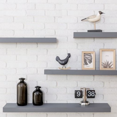 이즈하임 케이트 인테리어 무지주 선반 (44cm(가로))_이미지