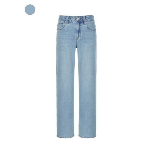 여성 LBL 롱 와이드 저온스 데님 RP2D01J2