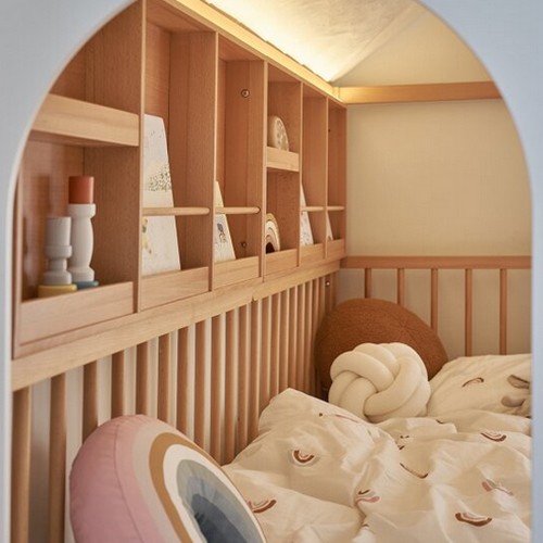 꿈꾸는요셉 요셉SG 하우스 미끄럼틀 사다리 로우 루프탑 벙커침대 SS (매트별도)_이미지