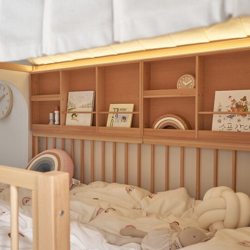 꿈꾸는요셉 요셉SG 하우스 미끄럼틀 사다리 로우 루프탑 벙커침대 SS (매트별도)_이미지