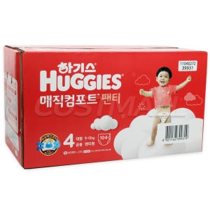 유한킴벌리 하기스 2020 매직팬티 컴포트 팬티형 4단계-남아용 (104매)