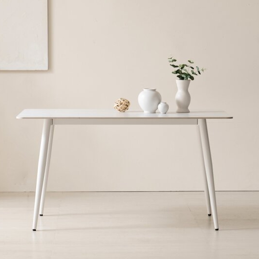 리빙디자인연구소 헤이몰리 페레 세라믹 사각 식탁 1400 (의자별도)