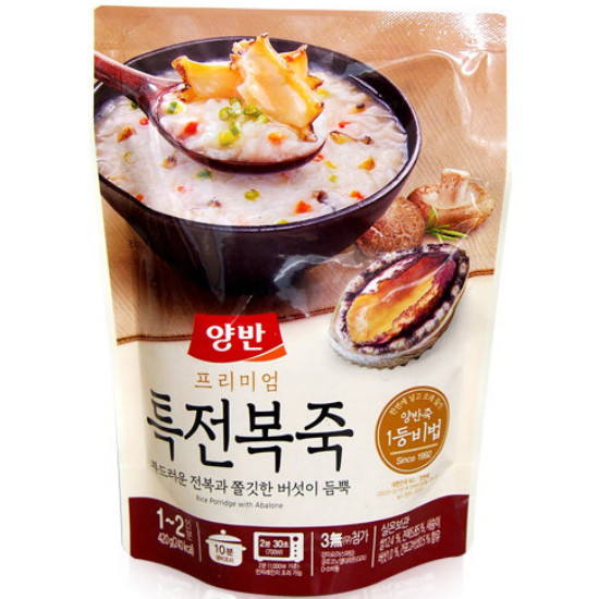 동원F&B 양반 프리미엄 특전복죽 422.5g이미지입니다. 누르면 해당 게시물로 새창이동합니다.
