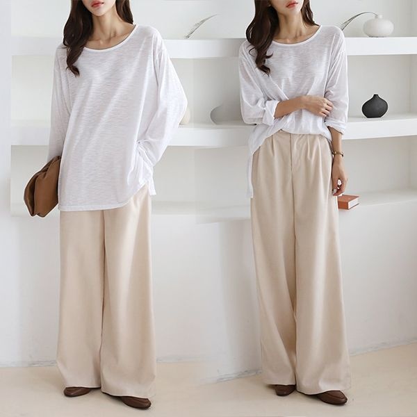 아이우먼 위쉬몰 NO 데일리슬럽긴팔티 A590H603 빅사이즈