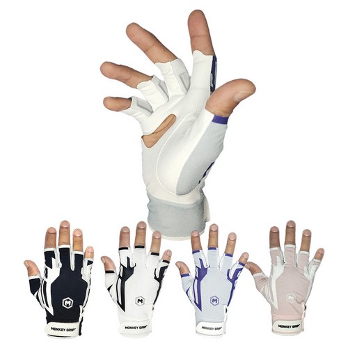 몽키그립 파워패드 오른손 손등 009 벨크로 골프장갑