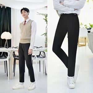  셀러허브 패션 JHQQ75S5_4B 허리조절 블랙 교복바지 교복쇼핑몰 남자