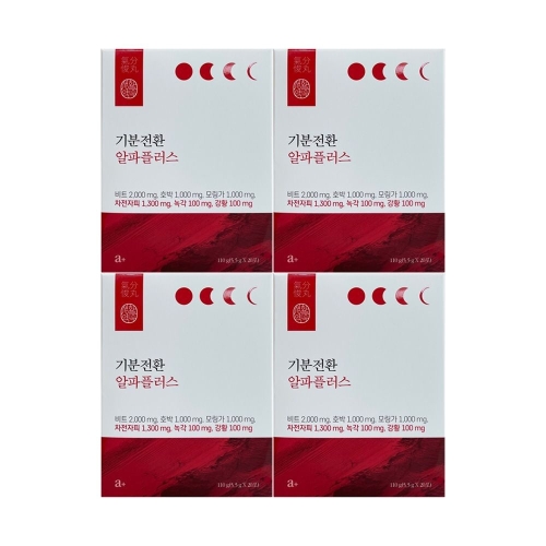 단비식품 생활약속 기분전환 알파플러스 5.5g 20포 (4개)_이미지