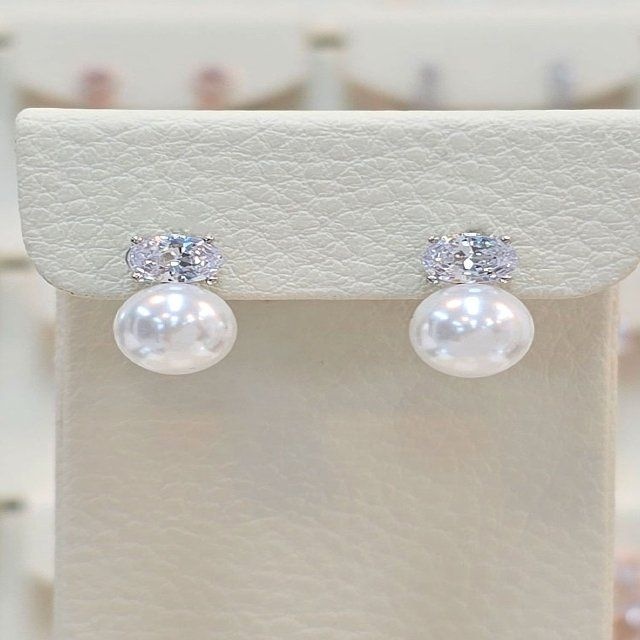 볼라레 클레르 펄 은침귀걸이 2color SSS1802