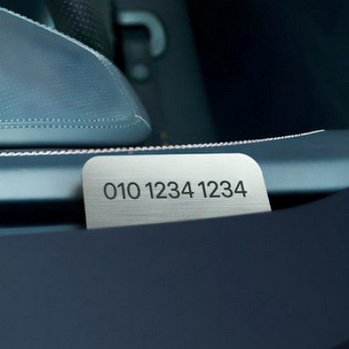 발키리스 쓰윽 주차번호판