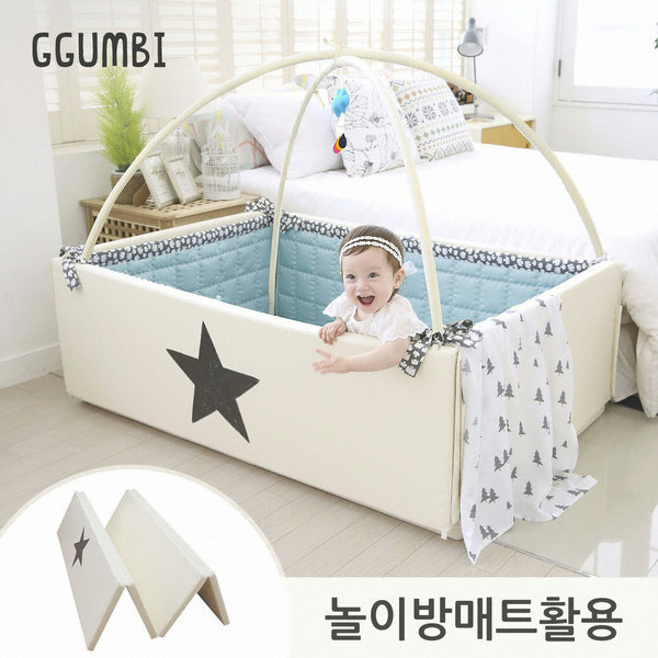 꿈비 럭키스타 변신 범퍼침대 (대형)_이미지