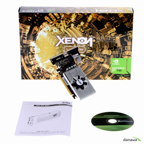 이엠텍 XENON 지포스 GT730 D5 1GB LP_이미지