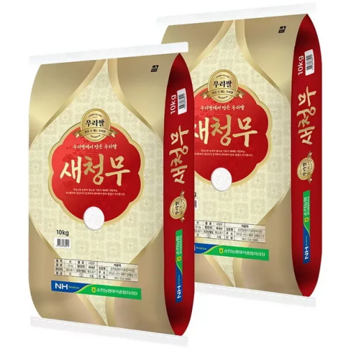 순천농협 2025 햅쌀 우리쌀 새청무 10kg (2개)_이미지