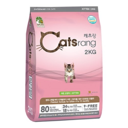 대주펫푸드 캐츠랑 키튼 2kg (6개)