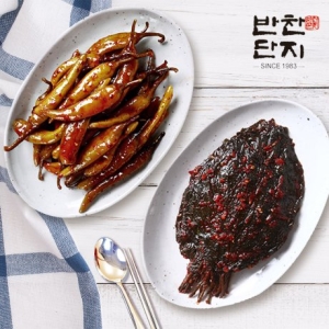 반찬단지 깻잎무침1kg + 고들빼기무침 1kg