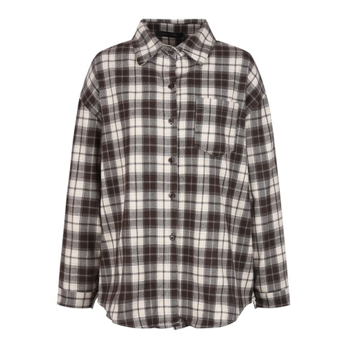 코인코즈 체크 셔츠_DW4WB702