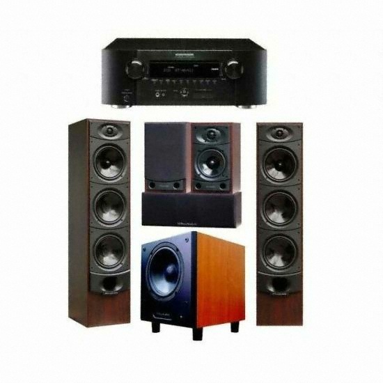와피데일 XR-5000 5.1채널 + 마란츠 AV리시버 (SR4003, WH-210)_이미지