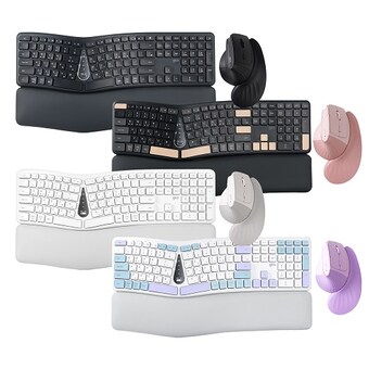 지클릭커 OFFICEPRO EMK350 무선 키보드 마우스 세트