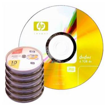HP DVD+R 4.7GB 4x 케익 10장*5_이미지