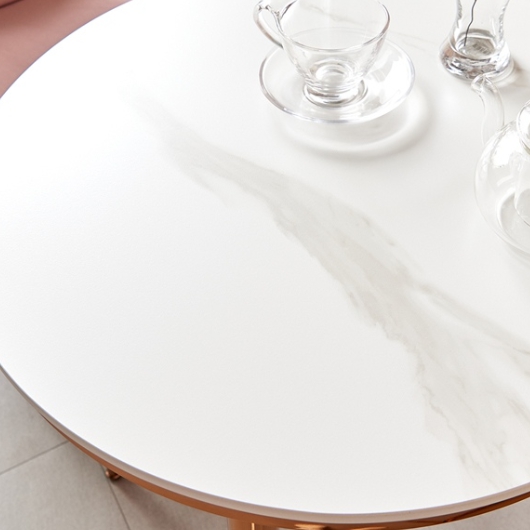 진영가구 고저스 원형 세라믹 식탁 600 (의자별도)_이미지