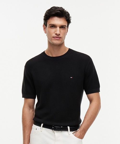 TOMMY HILFIGER 쿨 터치 스트럭처 풀오버 T12G1KPO290MT2BDS 162154