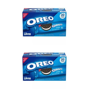 Nabisco Oreo Chocolate 나비스코 오레오 초콜릿 샌드위치 어린이 간식 미국 쿠키 2.4oz 68g 30개입