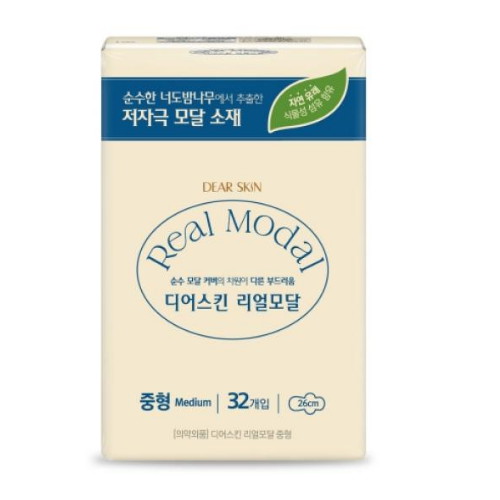 디어스킨 리얼모달 중형 32개[2팩(64개)]