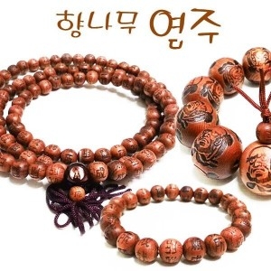 [불명] 마니앤샵 향나무 염주 108염주_이미지
