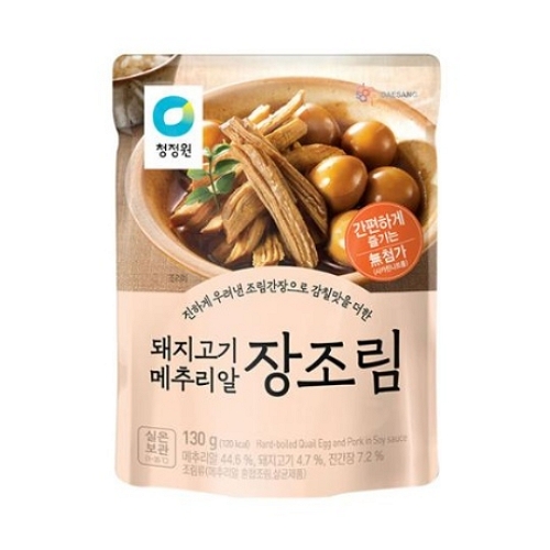 대상 청정원 돼지고기메추리알 장조림 130g (2개)