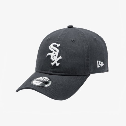 뉴에라 키즈 MLB 시카고 화이트삭스 베이직 언스트럭쳐 볼캡 다크 그라파이트 14666509