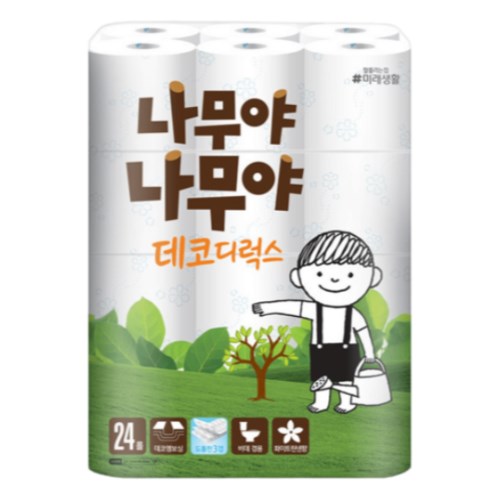나무야나무야 데코디럭스 25m (24롤)